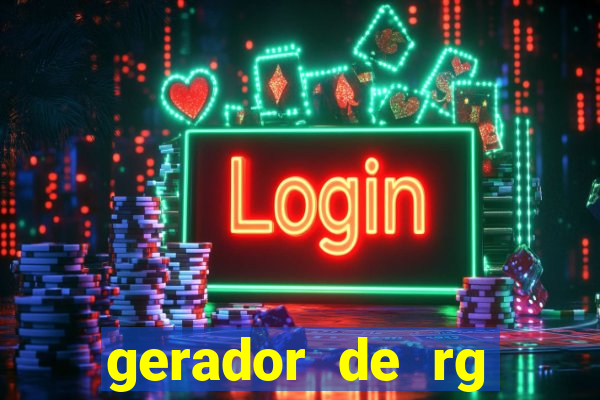 gerador de rg frente e verso